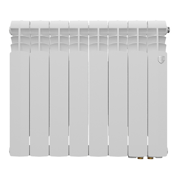Биметаллический радиатор Royal Thermo Vittoria Super 500 2.0 VDR80 - 8 секций с нижним подключением