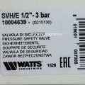Предохранительный клапан Watts SVH 30-1/2, 3 бар для системы отопления