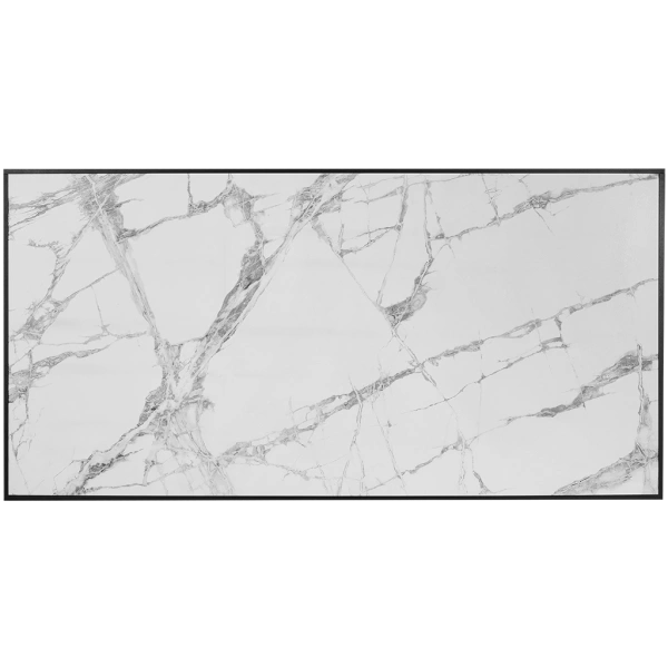 Отопительная панель Stout White Stone SCT 120x60 белый гранит / черный корпус