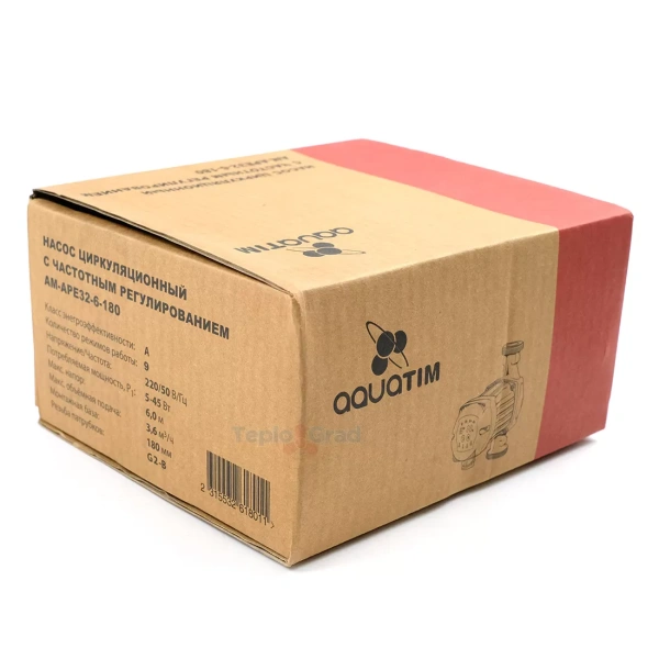 Циркуляционный насос AquaTIM 25-60-180мм с частотным регулированием