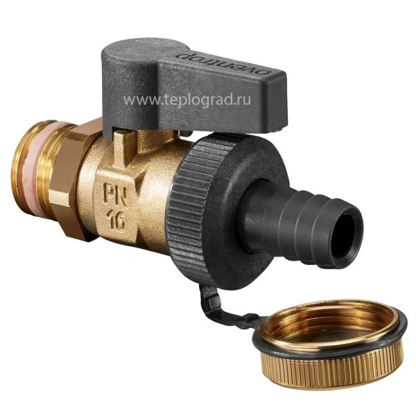 Кран шаровой Oventrop Optiflex 3/4 со штуцером