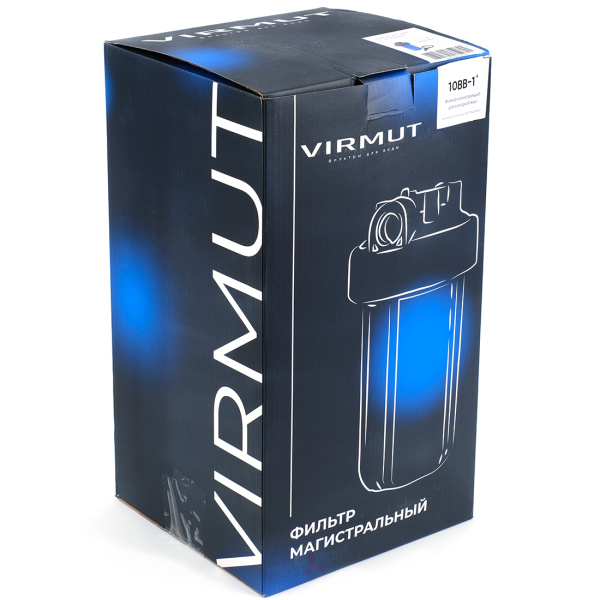 Магистральный фильтр Virmut МФБ-10ББ с возможностью установки манометра 