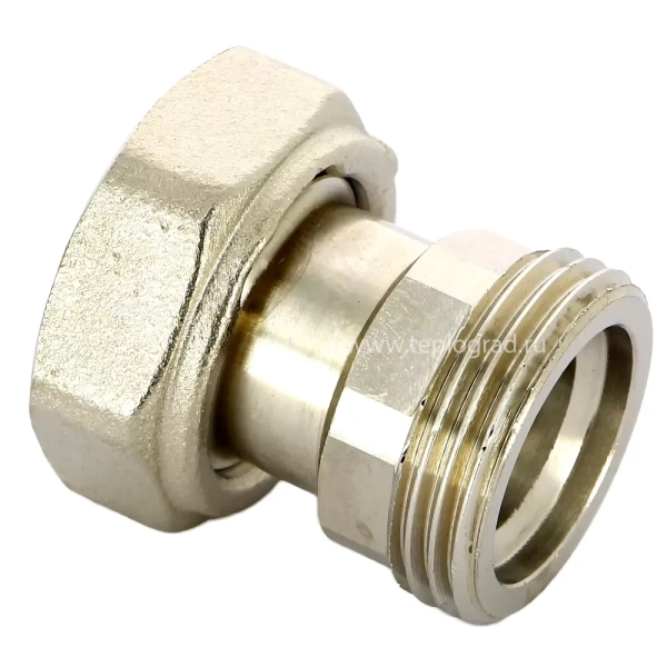 Соединение с накидной гайкой Uni-Fitt НВ 1 с плоской прокладкой и обратным клапаном