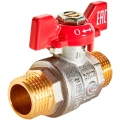 Кран шаровой Rommer НН 1/2, ручка бабочка