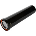 Удлинитель дымохода коаксиальный Stout 80/125 500 мм черный для конденсационных котлов