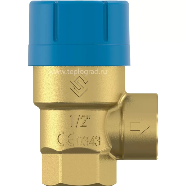 Клапан предохранительный Flamco Prescor B 1/2x1/2 - 10 бар для систем водоснабжения