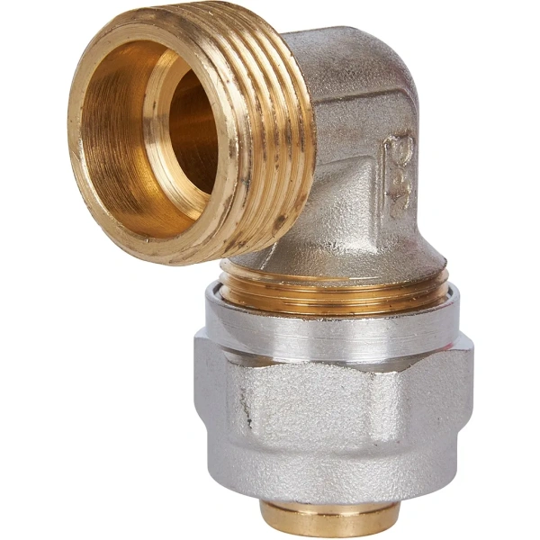 Угольник с наружной резьбой винтовой Stout 3/4x20