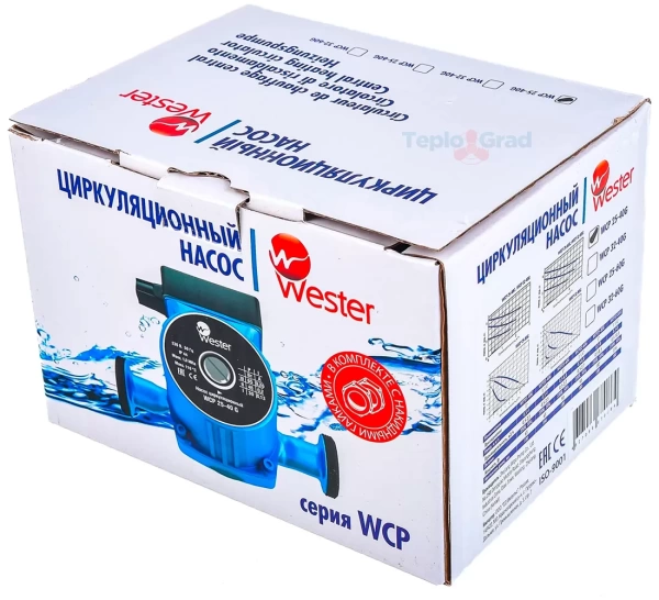 Циркуляционный насос Wester WCP 25-60G