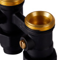 Узел нижнего подключения Royal Thermo прямой 1/2x3/4, черный