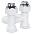 Узел нижнего подключения Royal Thermo Design прямой 1/2x3/4, белый