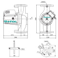 Циркуляционный насос Shinhoo BASIC PRO 50-16SF 3x380В