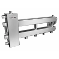 Балансировочный коллектор Gidruss BMSS-100-3D (до 100 кВт, подкл. котла G 1 1/4, 2+1 контура, нерж. сталь)