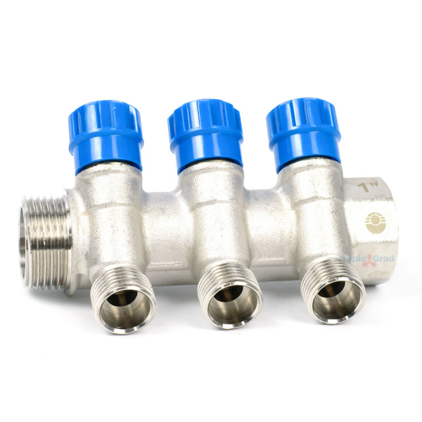 Коллектор Valfex регулирующий 1x1/2 на 3 выхода