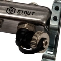 Коллектор Stout на 4 выхода с расходомерами, с клапаном вып. воздуха и сливом - SMS-0927-000004